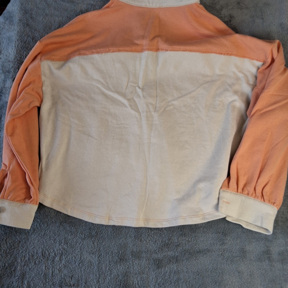 NWT Easel Long Sleeve Button Down Patchwork Boho … - image 12